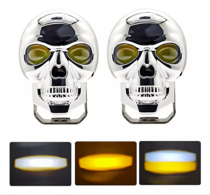 Par Exploradoras Turbo Led CALVERA Bicolor Moto / Carro 🚨