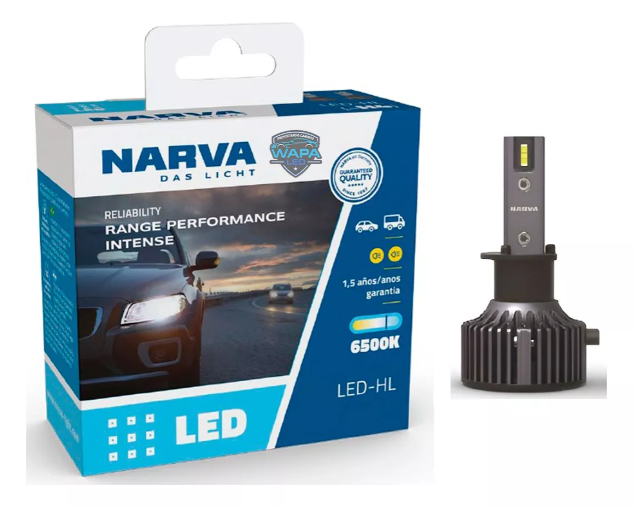 Par Bombillos Luces Led H1 H4 H7 H11 Narva Original Aleman