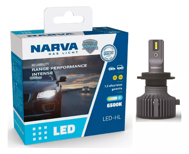 Par Bombillos Luces Led H1 H4 H7 H11 Narva Original Aleman