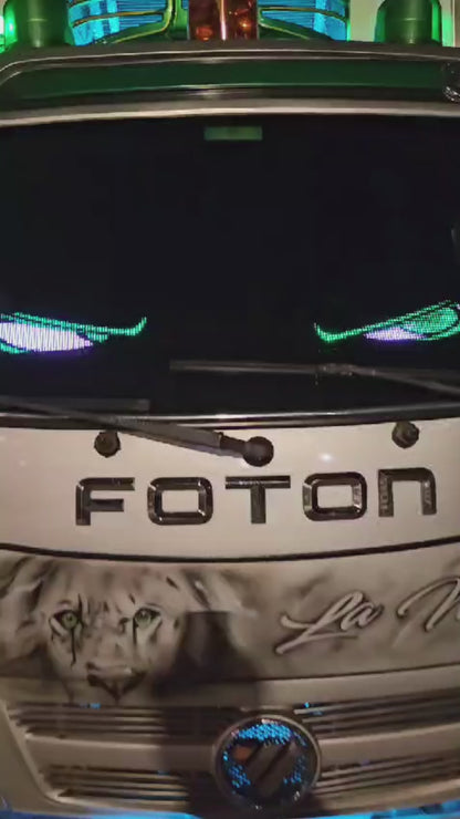 Pantalla Ojos Led Matrix Panorámica 🚘